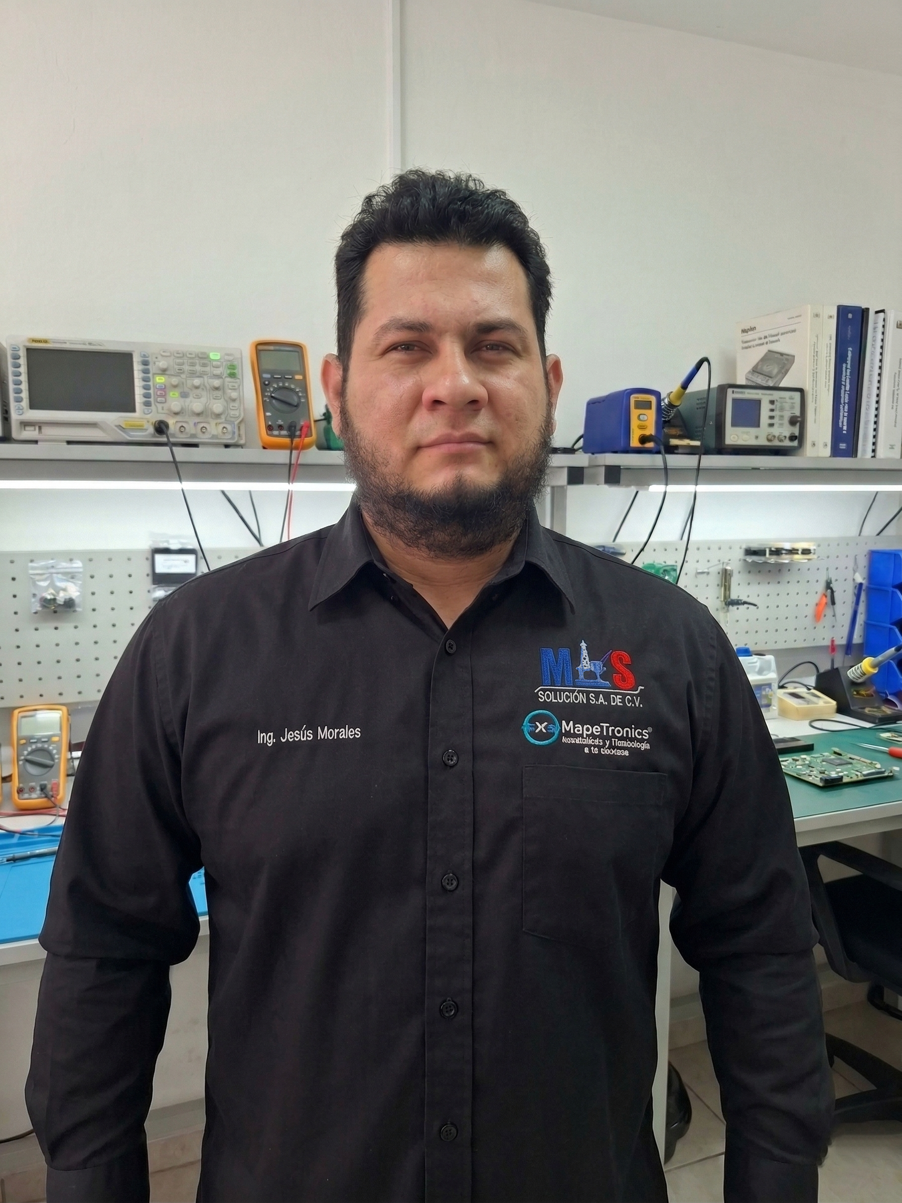 Retrato del Ing. Jesus Morales